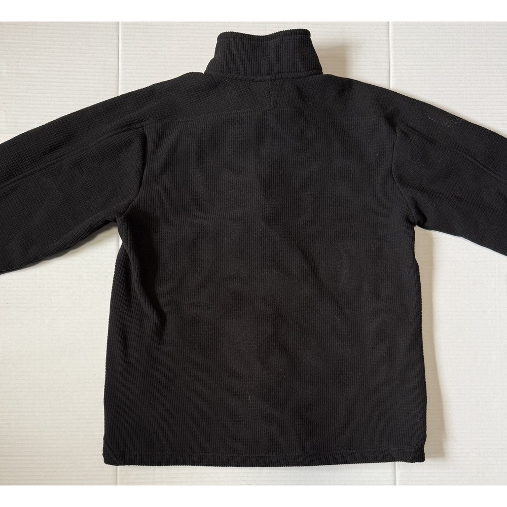 THE NORTH FACE - Men's Black Waffle Fleece Jacket -‎ Size Large - Picture 2 of 5